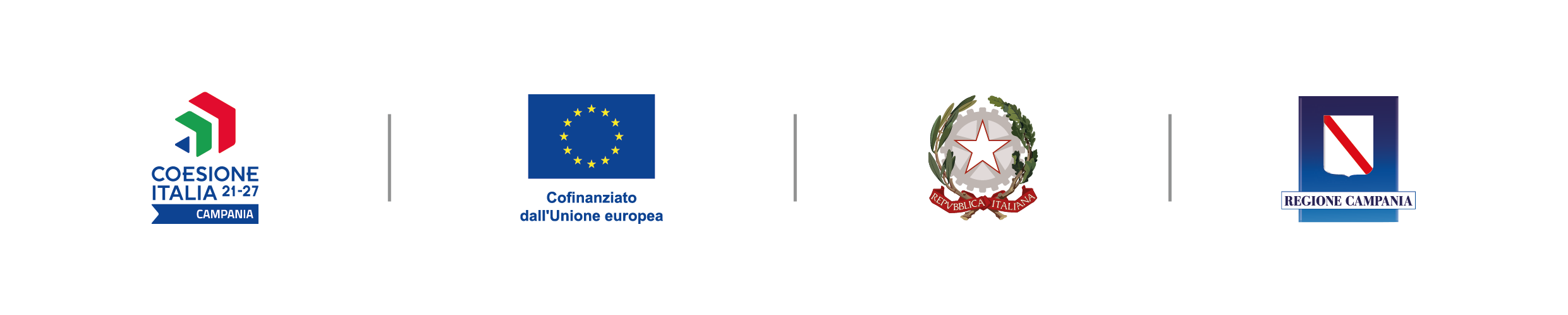 stringa istituzionale Coesione Italia_colore_su_nero